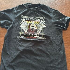 Black Graphic Tee - Joyful Noise Design